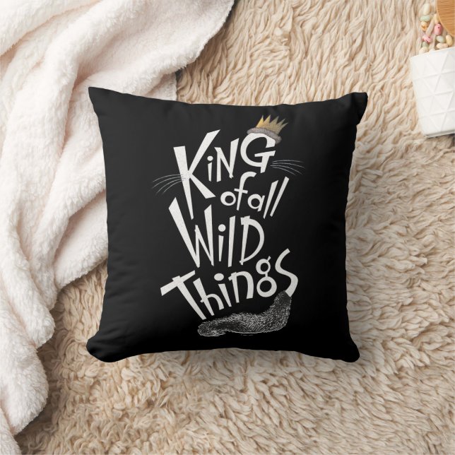 Max | The King of All Wild Things Throw Pillow (Blanket)