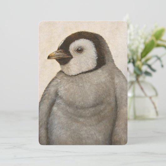 Max the penguin flat card (Standing Front)
