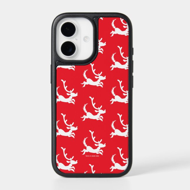Max the Reindeer Silhouette Otterbox iPhone Case (Back)