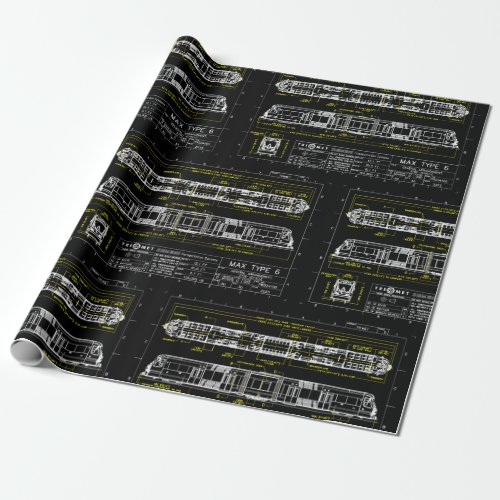 MAX Type 6 Schematic Wrapping Paper