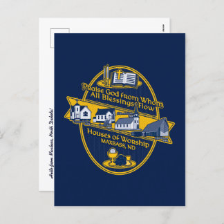 Maxbass Sunday Mornings Holiday Postcard