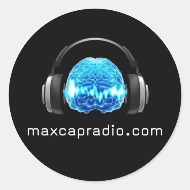 maxcapsticker classic round sticker (Front)