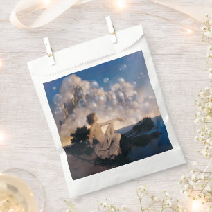 Maxfield Parrish Air Castles 1904 Vintage Fantasy Favor Bag