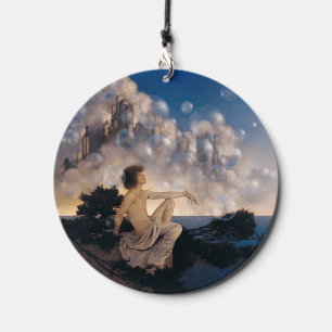 Maxfield Parrish Air Castles 1904 Vintage Fantasy  Wind Chime