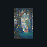 Maxfield Parrish - Cascades Quiet Solitude Canvas Print<br><div class="desc">Discover the mesmerizing Cascades Quiet Solitude by Maxfield Parrish,  a piece that captures the essence of cascades quiet solitude with stunning detail and vibrant colors.</div>