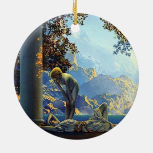 Maxfield Parrish Daybreak II Ceramic Ornament