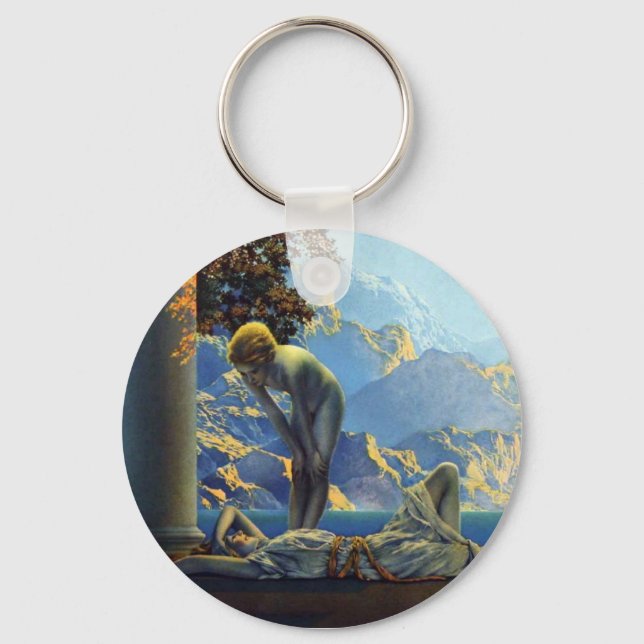 Maxfield Parrish Daybreak Keychain (Front)