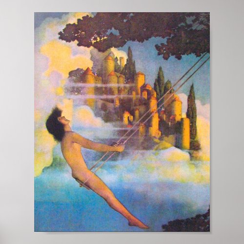 Maxfield Parrish Dinky Bird Poster