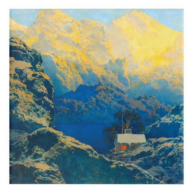 Maxfield Parrish Getting Away From it All 1941 Acrylic Print (Front)