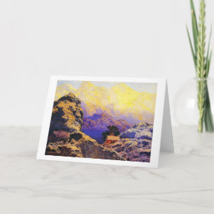 Maxfield Parrish, Getting Away From it All, 1941 Card