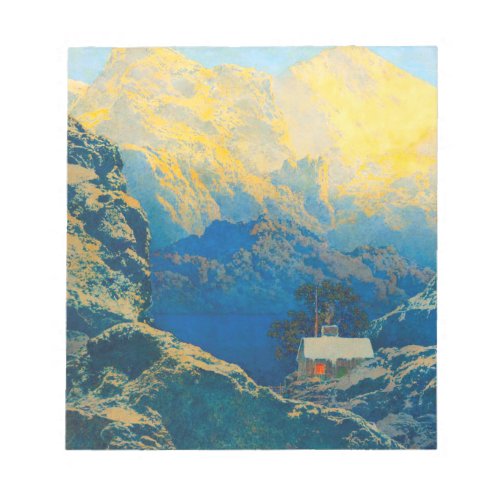 Maxfield Parrish Getting Away From it All 1941 Notepad