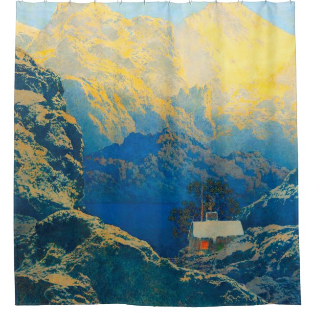 Maxfield Parrish Getting Away From it All 1941 Shower Curtain (Front)