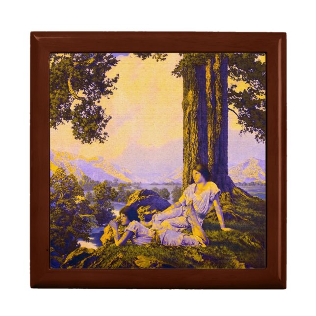 Maxfield Parrish, Hilltop Keepsake/Gift Box (Front)