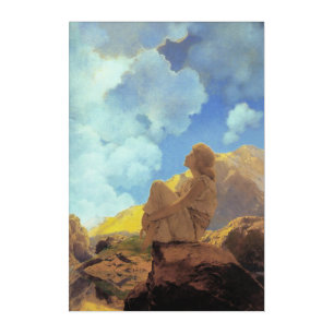 Maxfield Parrish Morning 1922 Cloud Blue Fine Art