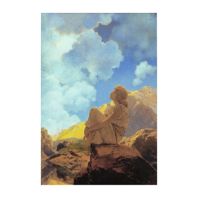 Maxfield Parrish Morning 1922 Cloud Blue Fine Art (Front)