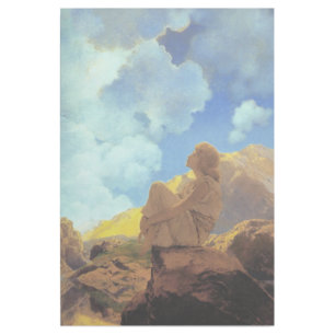 Maxfield Parrish Morning 1922 Cloud Blue Fine Art