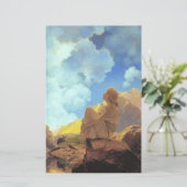 Maxfield Parrish Morning 1922 Cloud Blue Fine Art (Standing Front)