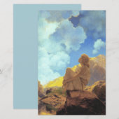 Maxfield Parrish Morning 1922 Cloud Blue Fine Art (Front/Back)
