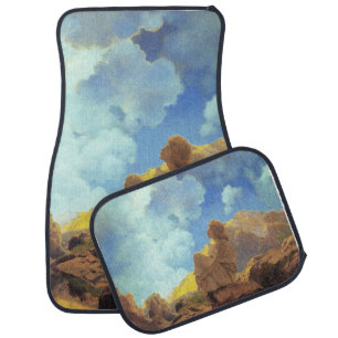 Maxfield Parrish Morning 1922 Cloud Blue Fine Art Car Floor Mat