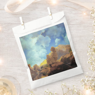 Maxfield Parrish Morning 1922 Cloud Blue Fine Art Favor Bag