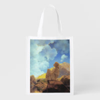 Maxfield Parrish Morning 1922 Cloud Blue Fine Art