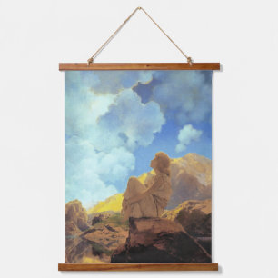 Maxfield Parrish Morning 1922 Cloud Blue Fine Art Hanging Tapestry