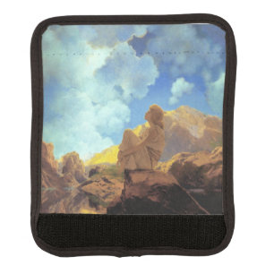 Maxfield Parrish Morning 1922 Cloud Blue Fine Art Luggage Handle Wrap