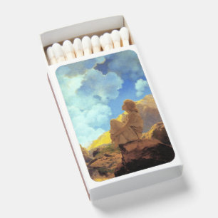Maxfield Parrish Morning 1922 Cloud Blue Fine Art Matchboxes
