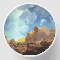 Maxfield Parrish Morning 1922 Cloud Blue Fine Art