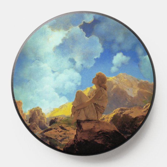 Maxfield Parrish Morning 1922 Cloud Blue Fine Art PopSocket (Popsocket)