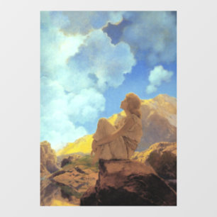 Maxfield Parrish Morning 1922 Cloud Blue Fine Art Window Cling