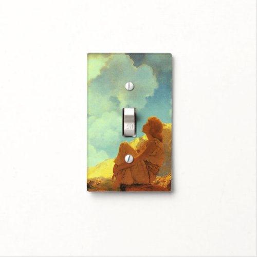 Maxfield Parrish Morning Spring Vintage Art Light Switch Cover