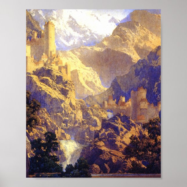 Maxfield Parrish Romance 1922 Poster (Front)