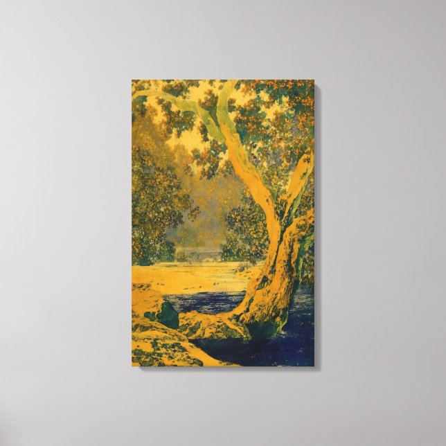 Maxfield Parrish - Study for Autumn Brook Canvas Print (Front)