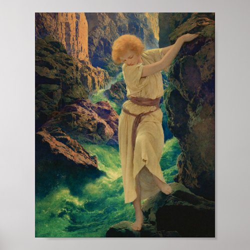 Maxfield Parrish The Canyon Poster