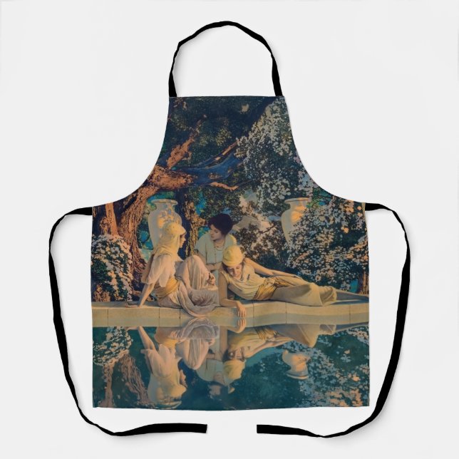 Maxfield Parrish The Garden of Allah 1918 Fine Art Apron (Front)