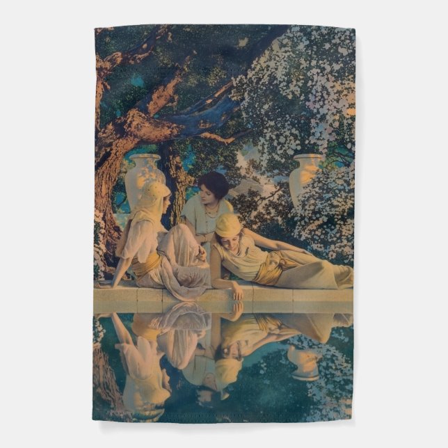 Maxfield Parrish The Garden of Allah 1918 Fine Art Flag (Front)
