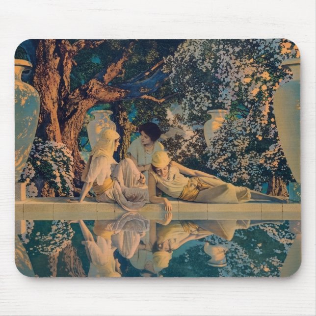 Maxfield Parrish The Garden of Allah 1918 Fine Art Mouse Pad (Front)
