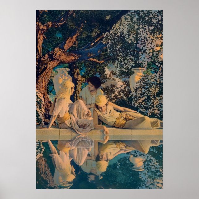 Maxfield Parrish The Garden of Allah 1918 Fine Art Poster (Front)