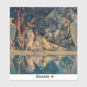 Maxfield Parrish The Garden of Allah 1918 Fine Art Sticker