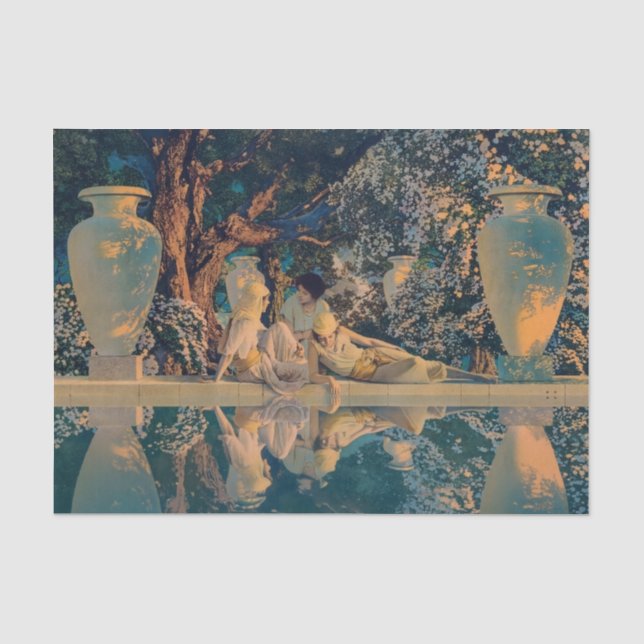 Maxfield Parrish The Garden of Allah 1918 Fine Art Tissue Paper (Front)