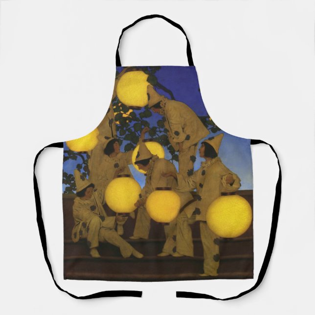 Maxfield Parrish The Lantern Bearers 1908 Vintage Apron (Front)