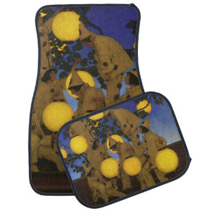 Maxfield Parrish The Lantern Bearers 1908 Vintage Car Floor Mat