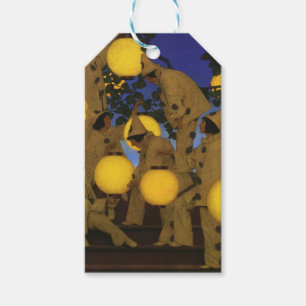 Maxfield Parrish The Lantern Bearers 1908 Vintage Gift Tags
