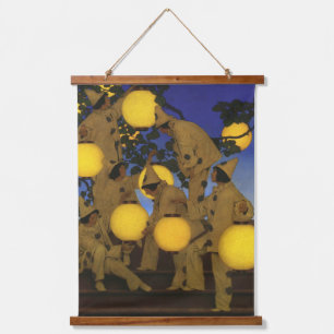 Maxfield Parrish The Lantern Bearers 1908 Vintage Hanging Tapestry