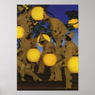 Maxfield Parrish The Lantern Bearers 1908 Vintage Holder