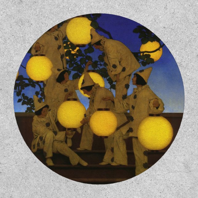 Maxfield Parrish The Lantern Bearers 1908 Vintage Patch (Front)