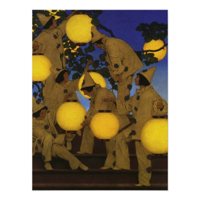 Maxfield Parrish The Lantern Bearers 1908 Vintage Poster (Front)