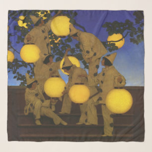 Maxfield Parrish The Lantern Bearers 1908 Vintage Scarf