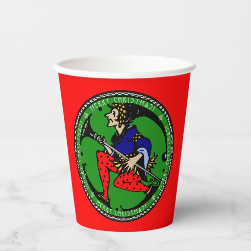 Maxfield Parrish_y Christmas Elf Paper Cups